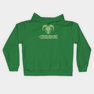 The Ceruladons Mask of the Ceebah Nahala - Green Kids Hoodie